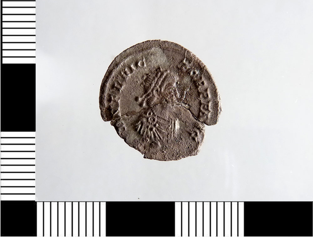 moneta - siliqua (Età di Flavio Vittore)