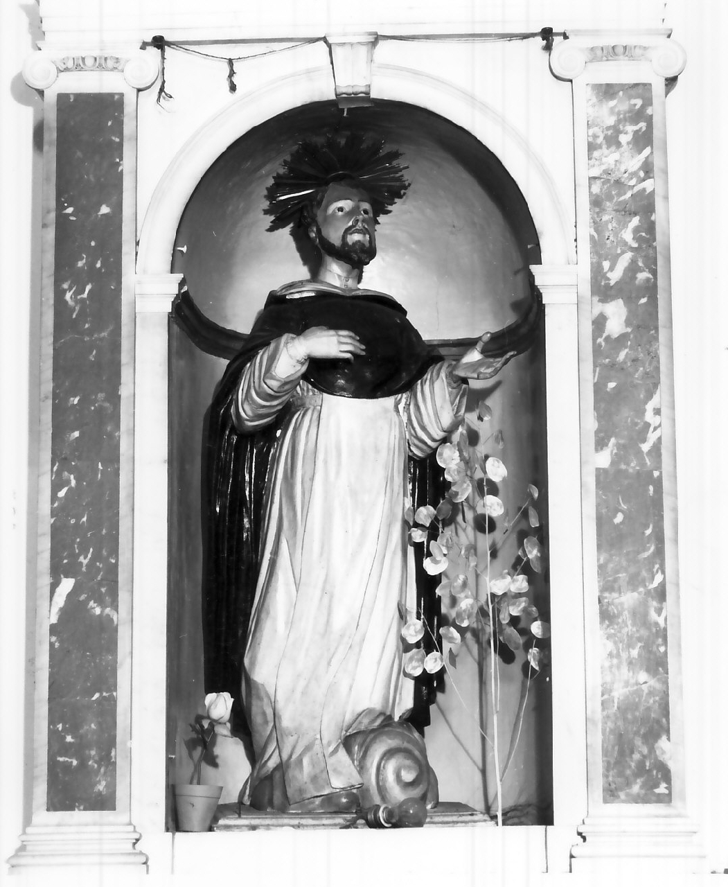 San Domenico (statua) - bottega napoletana (inizio sec. XVIII)