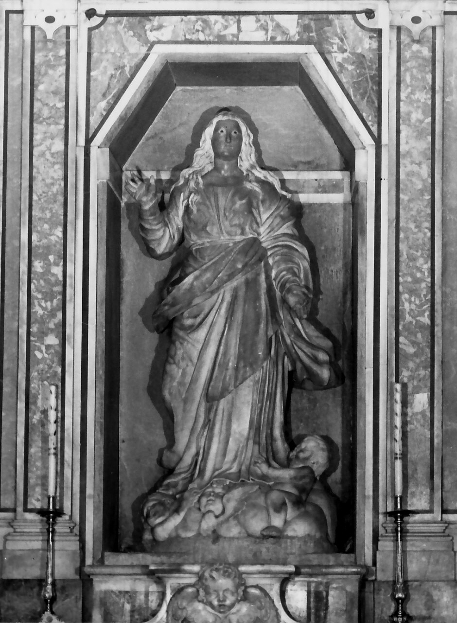 Madonna Assunta (scultura) - bottega napoletana (metà sec. XVII)