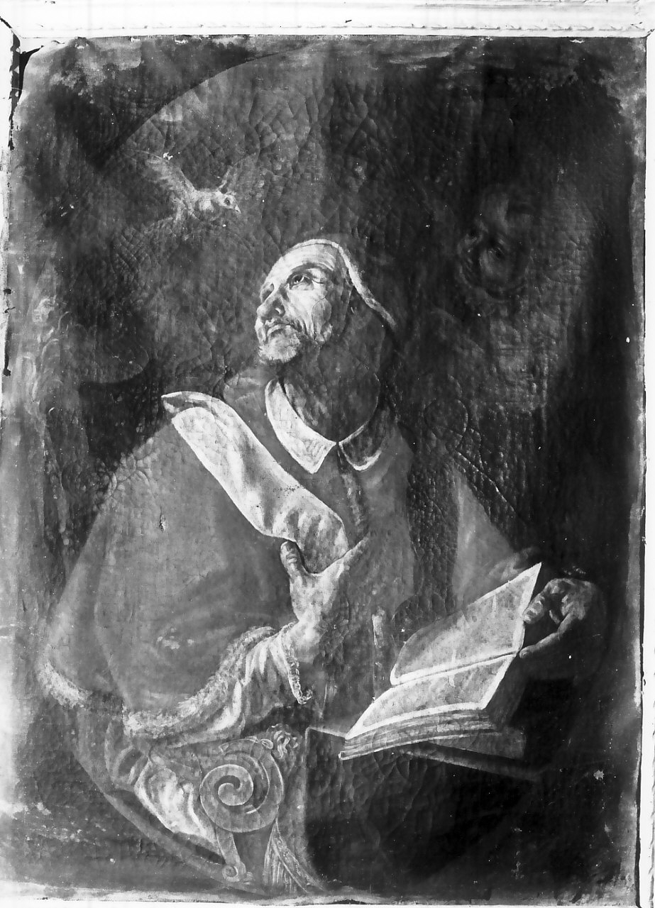 San Gragorio Magno (dipinto, opera isolata) - ambito napoletano (sec. XVII)