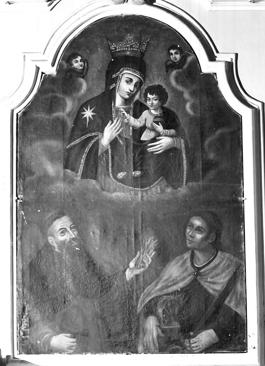 Madonna del Carmelo e santi (dipinto, opera isolata) - ambito calabrese (sec. XVIII)