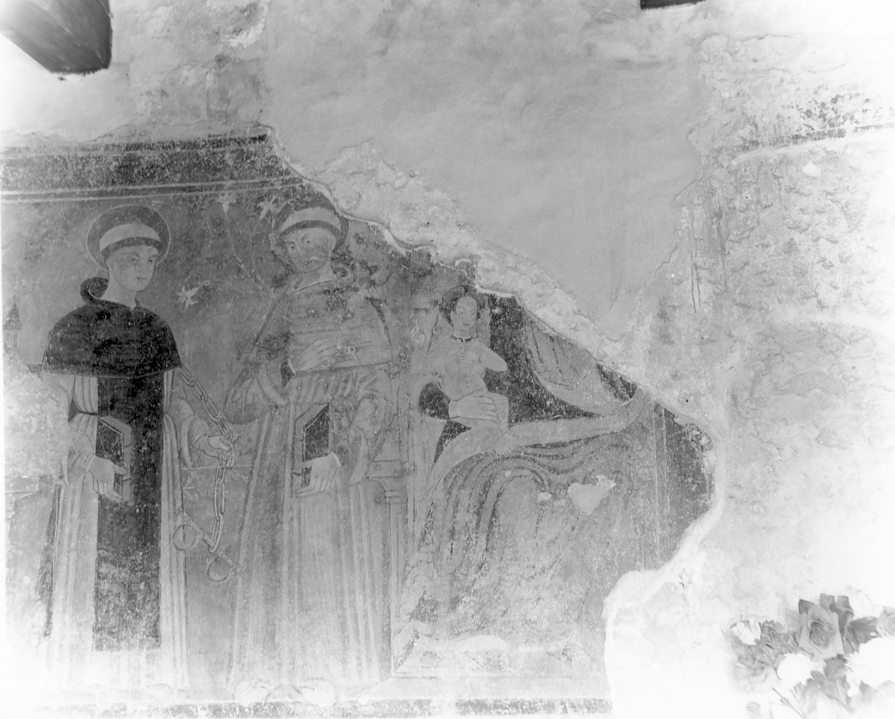 scena sacra (ciclo di affreschi, complesso decorativo) - ambito Italia meridionale (sec. XV, sec. XV)