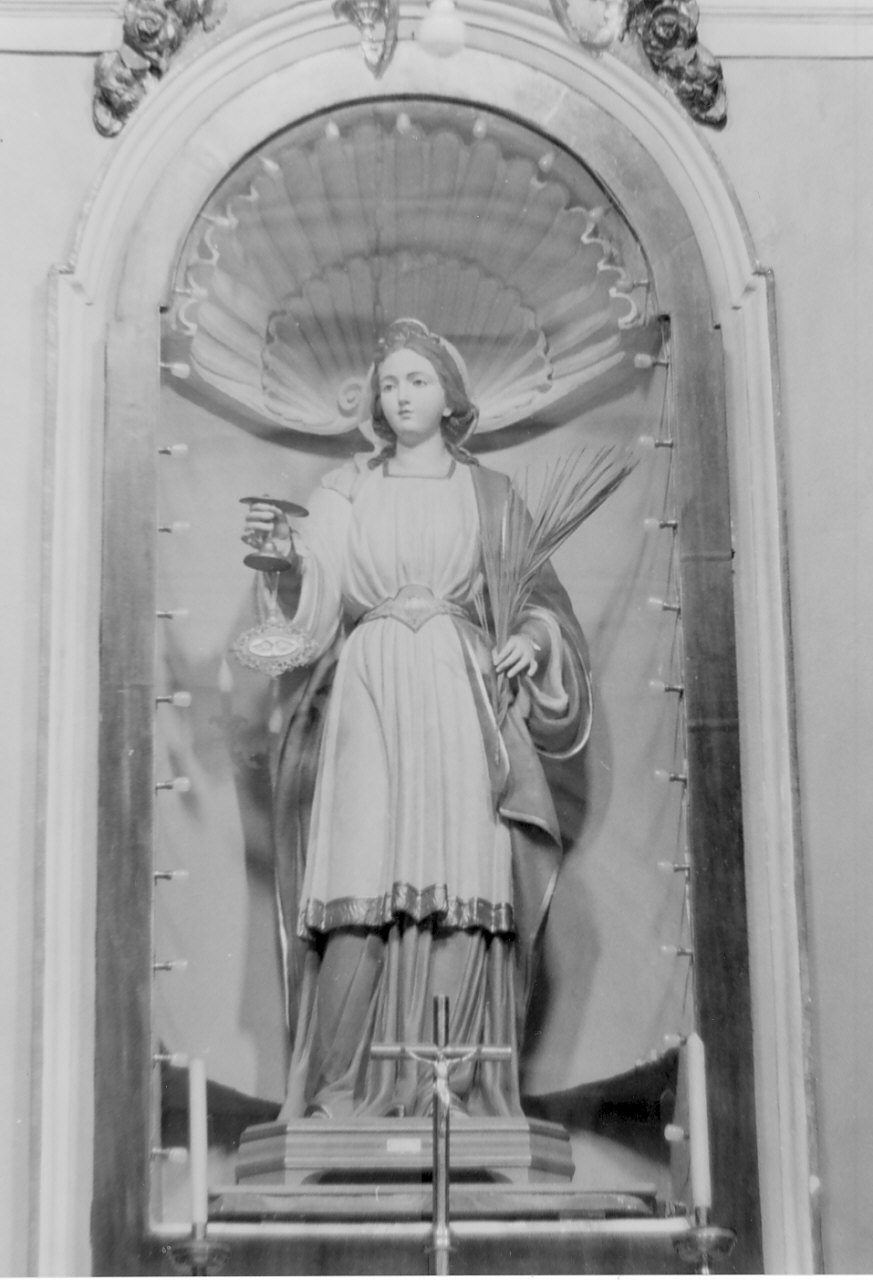 Santa Lucia (statua) - bottega Italia meridionale (ultimo quarto sec. XIX)