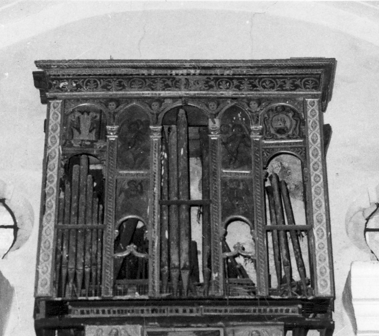 organo, opera isolata - bottega Italia meridionale (fine/ inizio secc. XVI/ XVII)