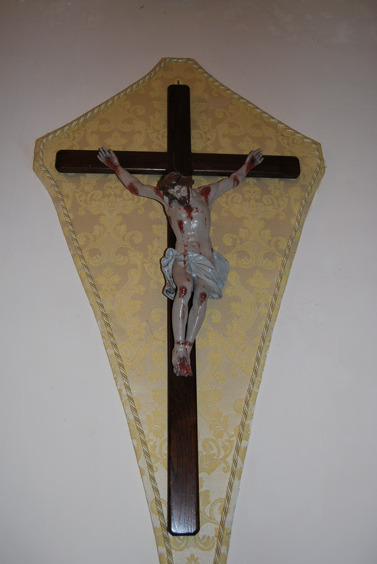 Cristo crocifisso (crocifisso di sacrestia) - bottega campana (sec. XVIII)