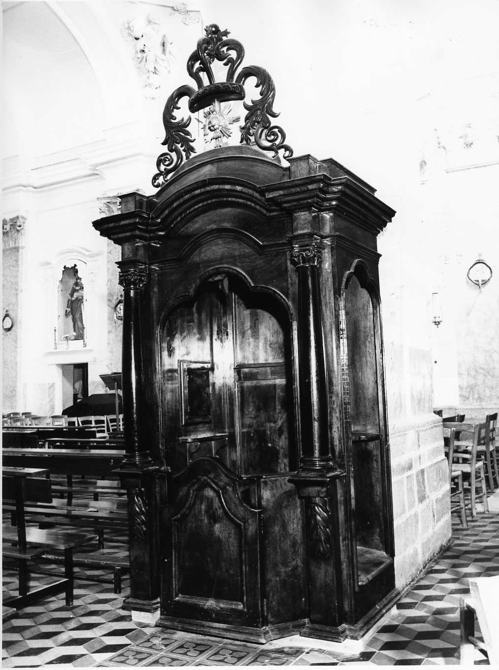 confessionale - bottega molisana (fine sec. XVIII)