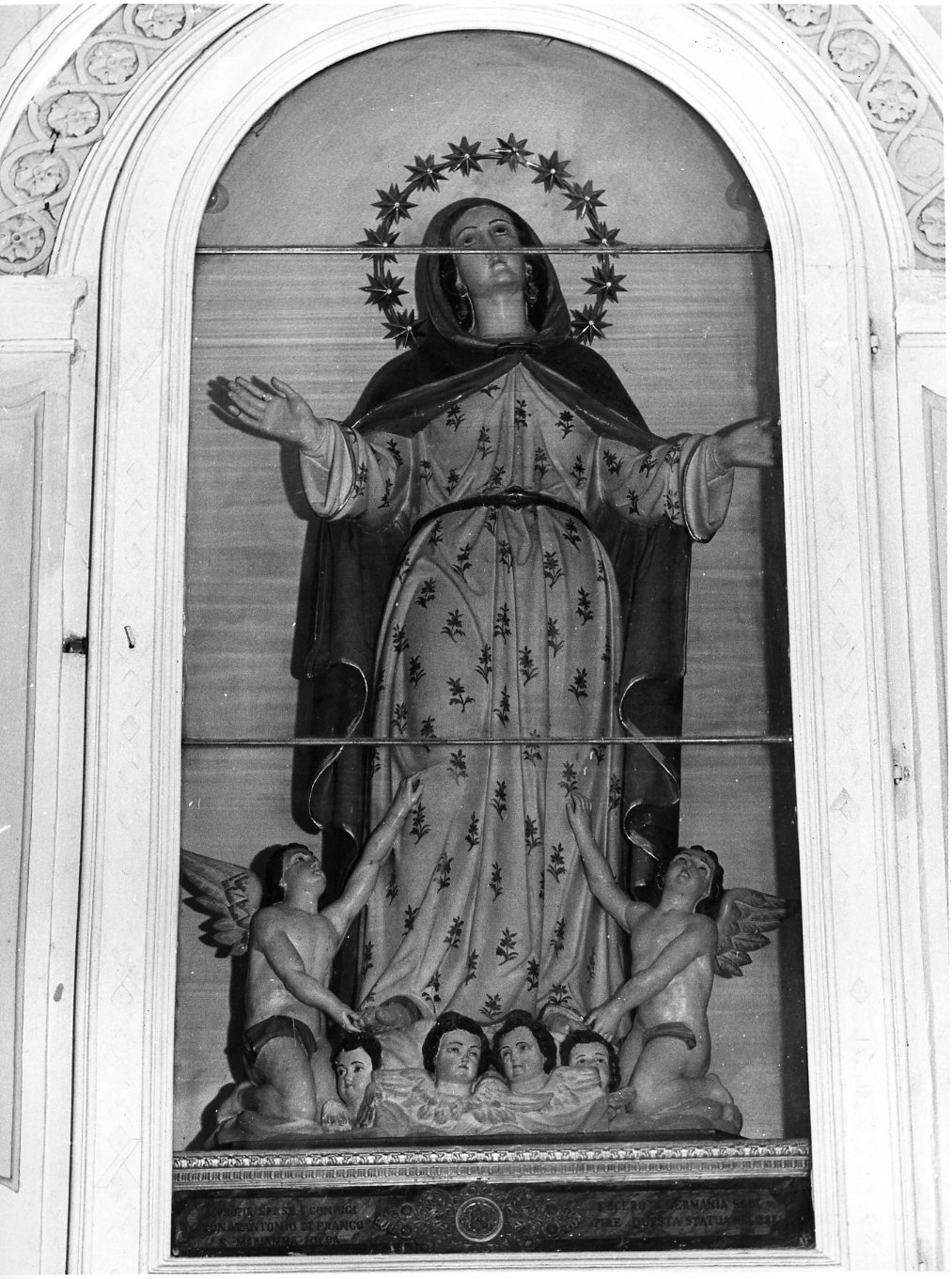 Madonna Assunta (gruppo scultoreo) - bottega tedesca (sec. XIX)