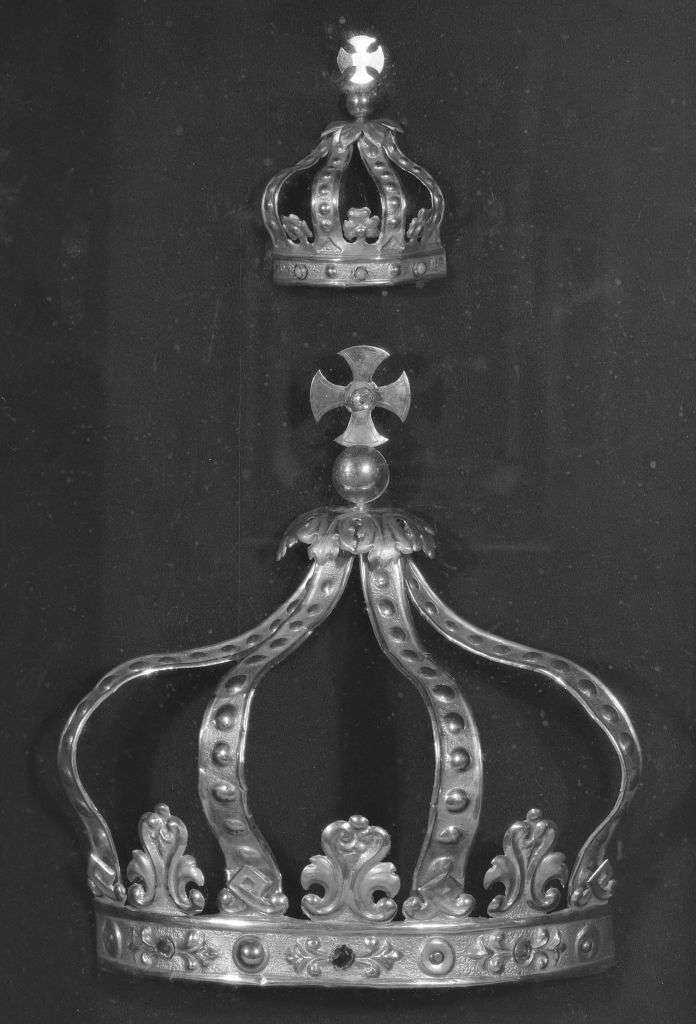 corona da statua, insieme - manifattura emiliana (prima metà sec. XVIII)