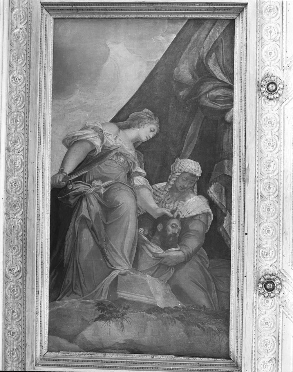Giuditta e Oloferne (dipinto) di Zelotti Giambattista (sec. XVI)