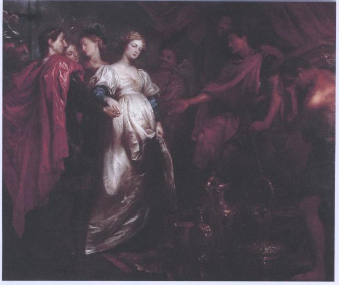 continenza di Scipione (dipinto) di Dyck Antonie van (attribuito) (primo quarto sec. XVII)