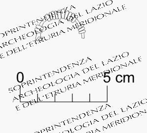 fibula ad arco rivestito (seconda metà IX sec. a.C)