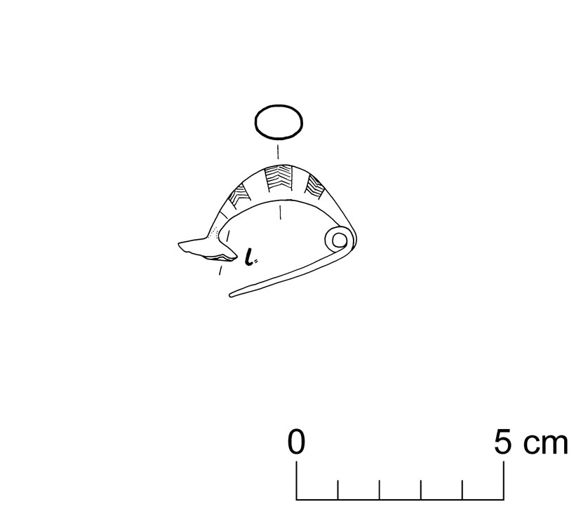 fibula a sanguisuga (VII sec. a.C)