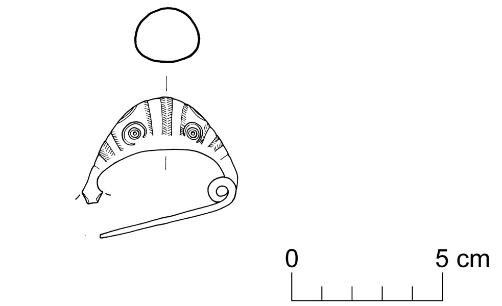 fibula a sanguisuga (VII sec. a.C)