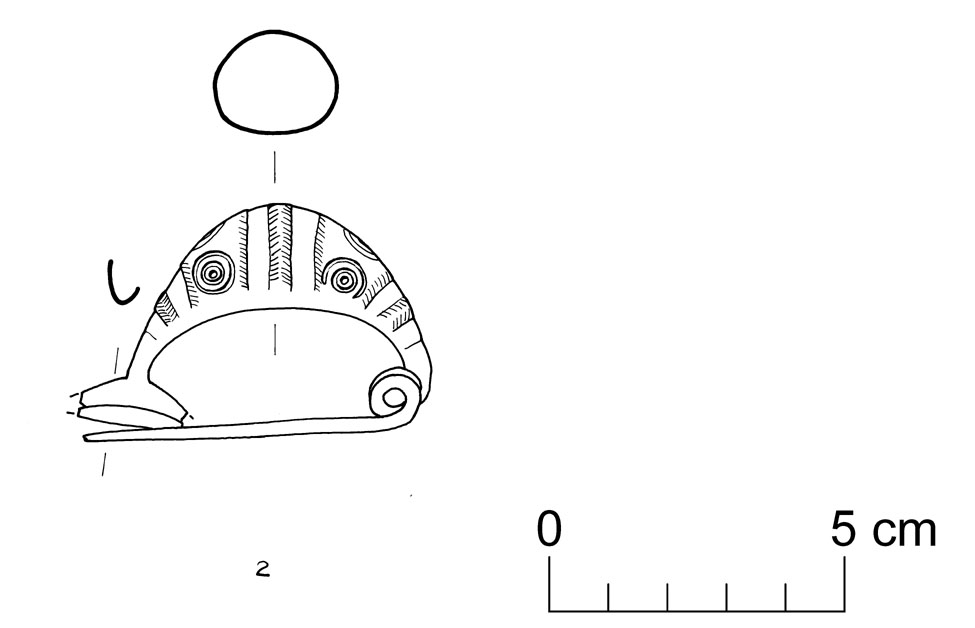 fibula a sanguisuga (VII sec. a.C)