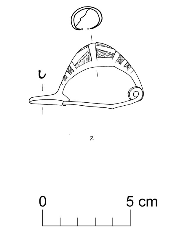 fibula a navicella (VII sec. a.C)