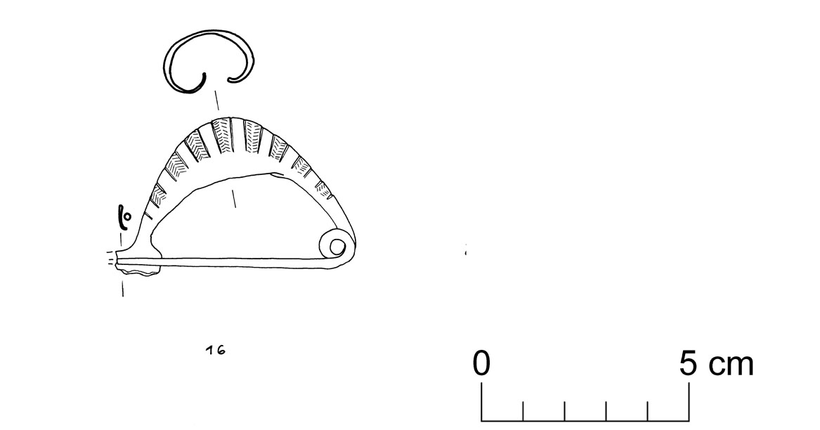 fibula a navicella (VII sec. a.C)