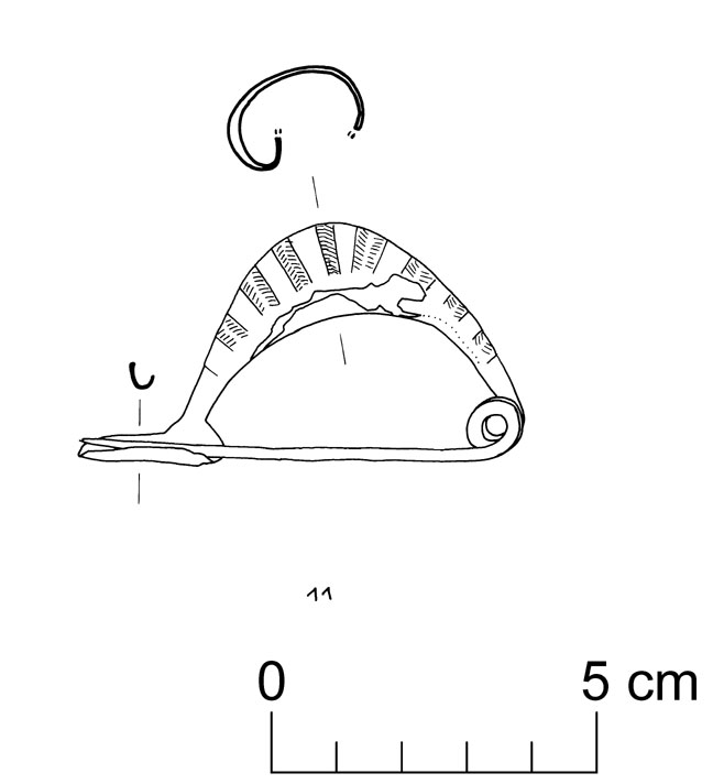 fibula a navicella (VII sec. a.C)