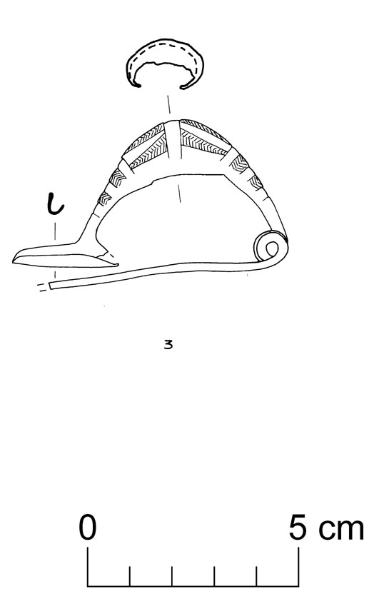 fibula a navicella (VII sec. a.C)