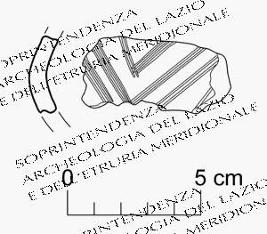 vaso non identificato/ frammento (seconda metà IX sec. a.C)