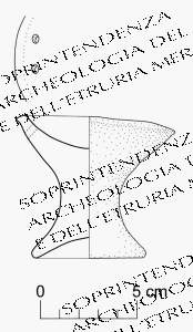 piattello su piede (seconda metà IX sec. a.C)