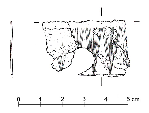 lamina (secondo quarto/ fine VIII sec. a.C)