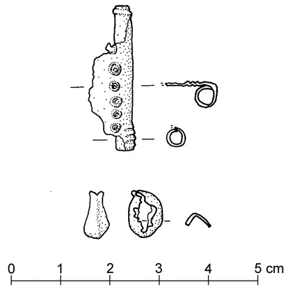 lamina/ frammento (secondo quarto/ fine VIII sec. a.C)