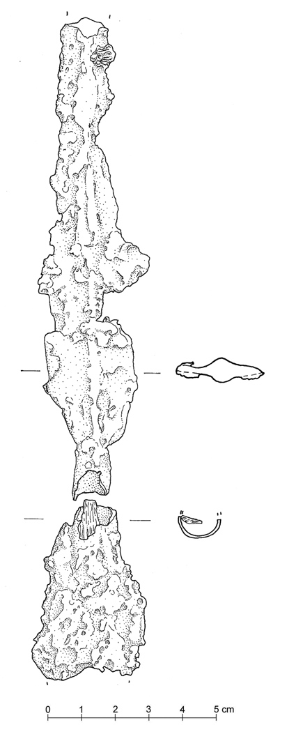 cuspide di lancia (prima metà/ prima metà V sec. a.C)