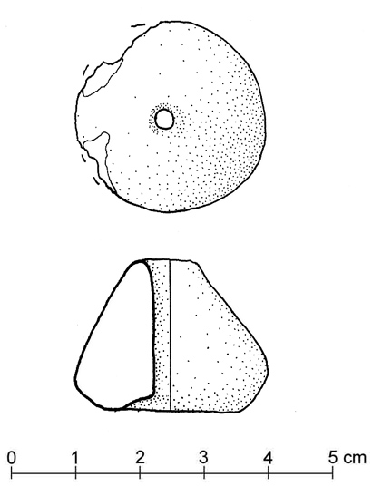 fuseruola troncoconica (metà/ metà VI sec. a.C)