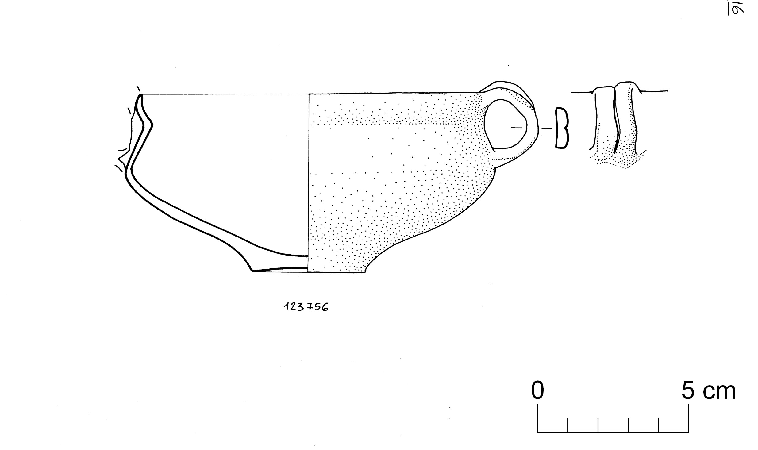 tazza carenata (III sec. a.C)