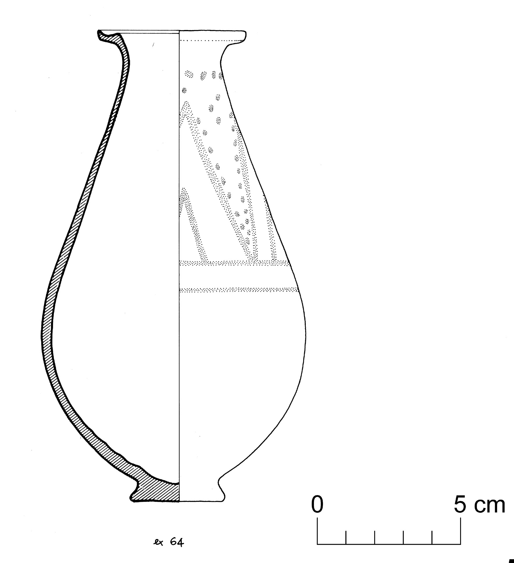 boccale ovoide (III sec. a.C)