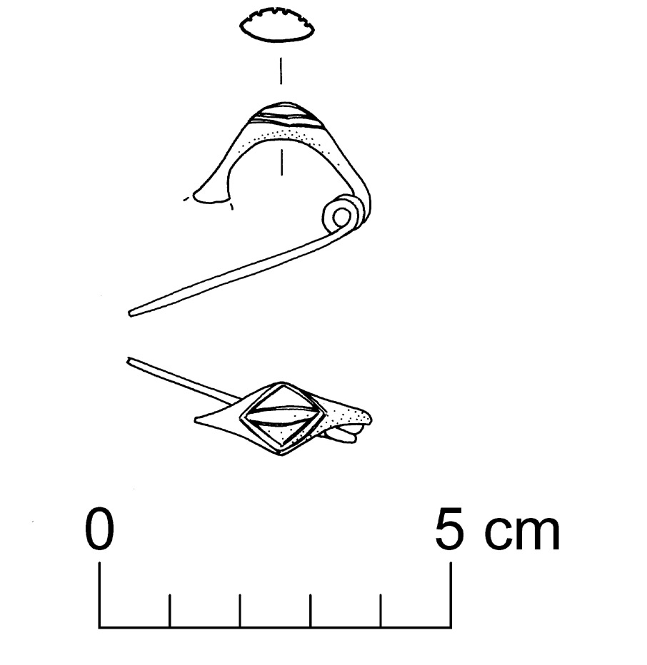 fibula a losanga (VIII sec. a.C)