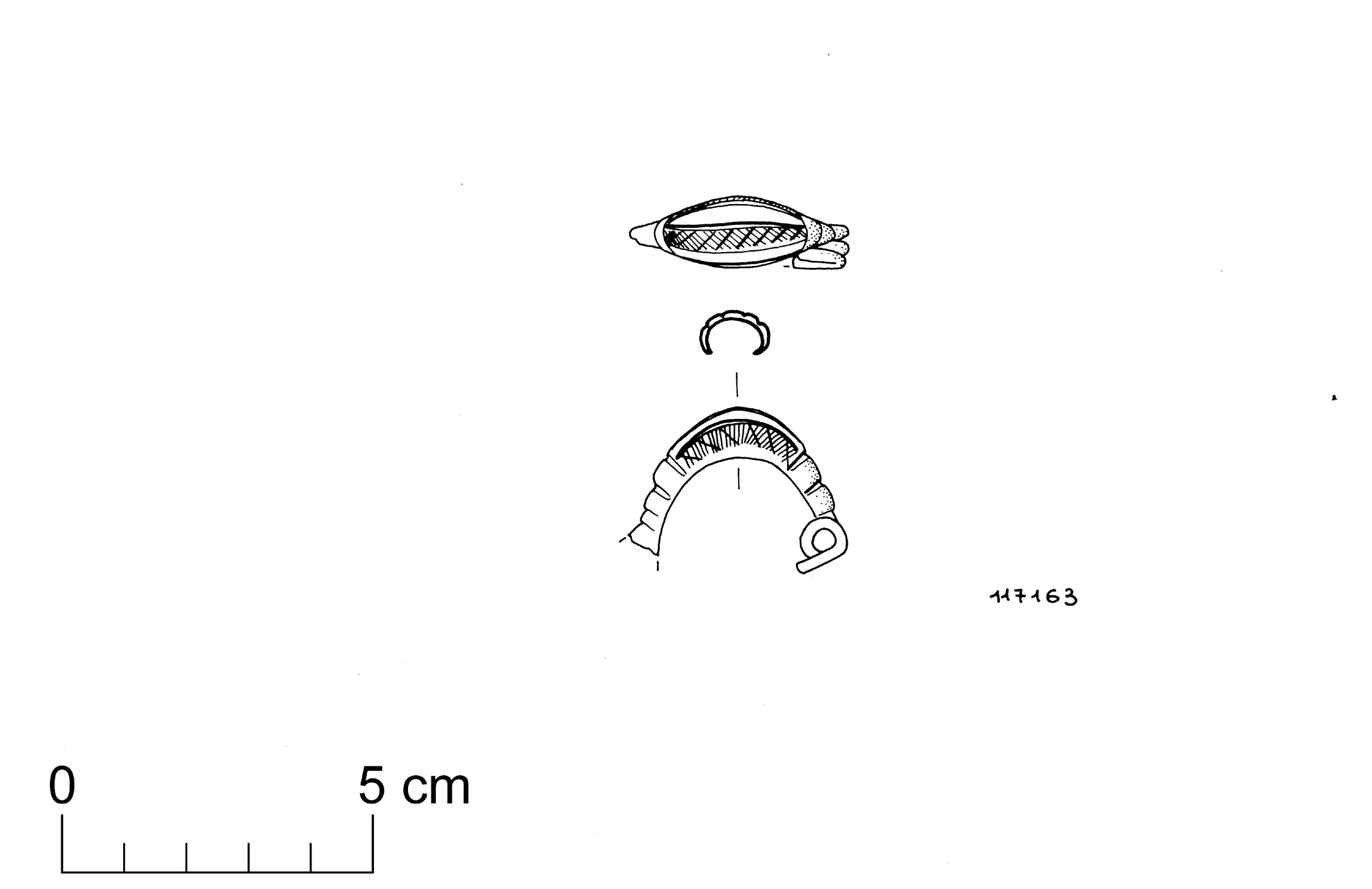 fibula a navicella (VIII sec. a.C)