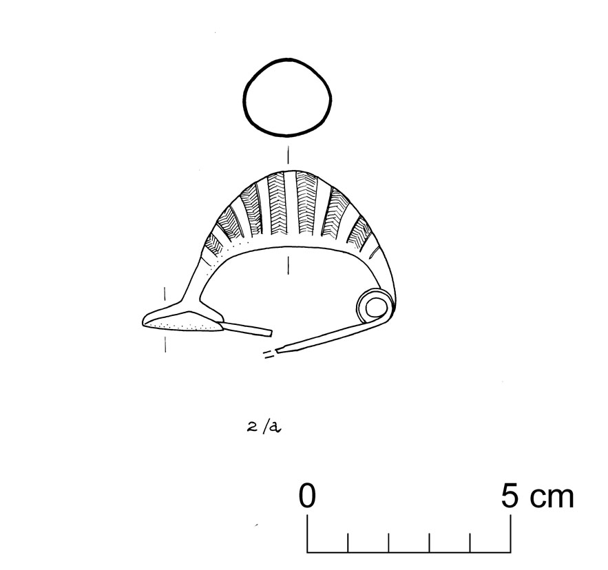 fibula a sanguisuga (VII sec. a.C)