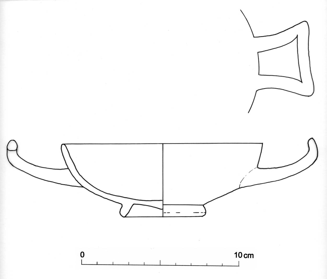 kylix (fine/ inizio IV sec. a.C./ III sec. a.C)