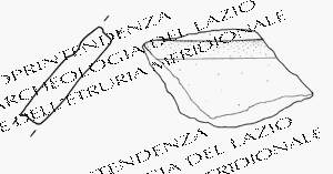 parete di vaso (XVII sec. a.C./ XIV sec. a.C)