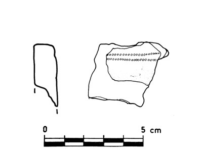 parete di vaso (XVIII sec. a.C./ XVI sec. a.C)