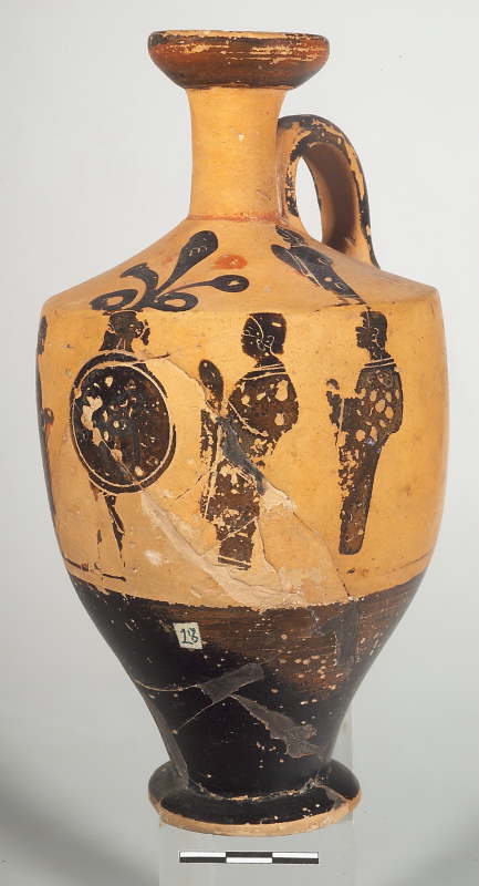 lekythos (ultimo quarto/ primo quar VI sec. a.C./ V sec. a.C)