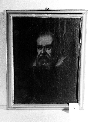 ritratto di Galileo Galilei (dipinto) - ambito toscano (sec. XVIII)