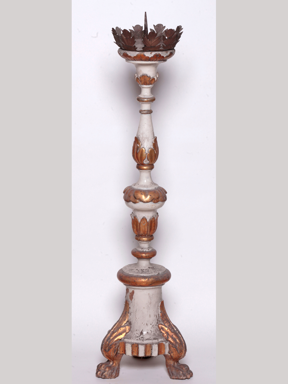candeliere d'altare, serie - ambito lombardo (prima metà XIX)