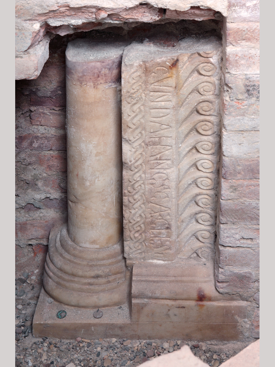 portale, frammento - ambito lombardo (XII)