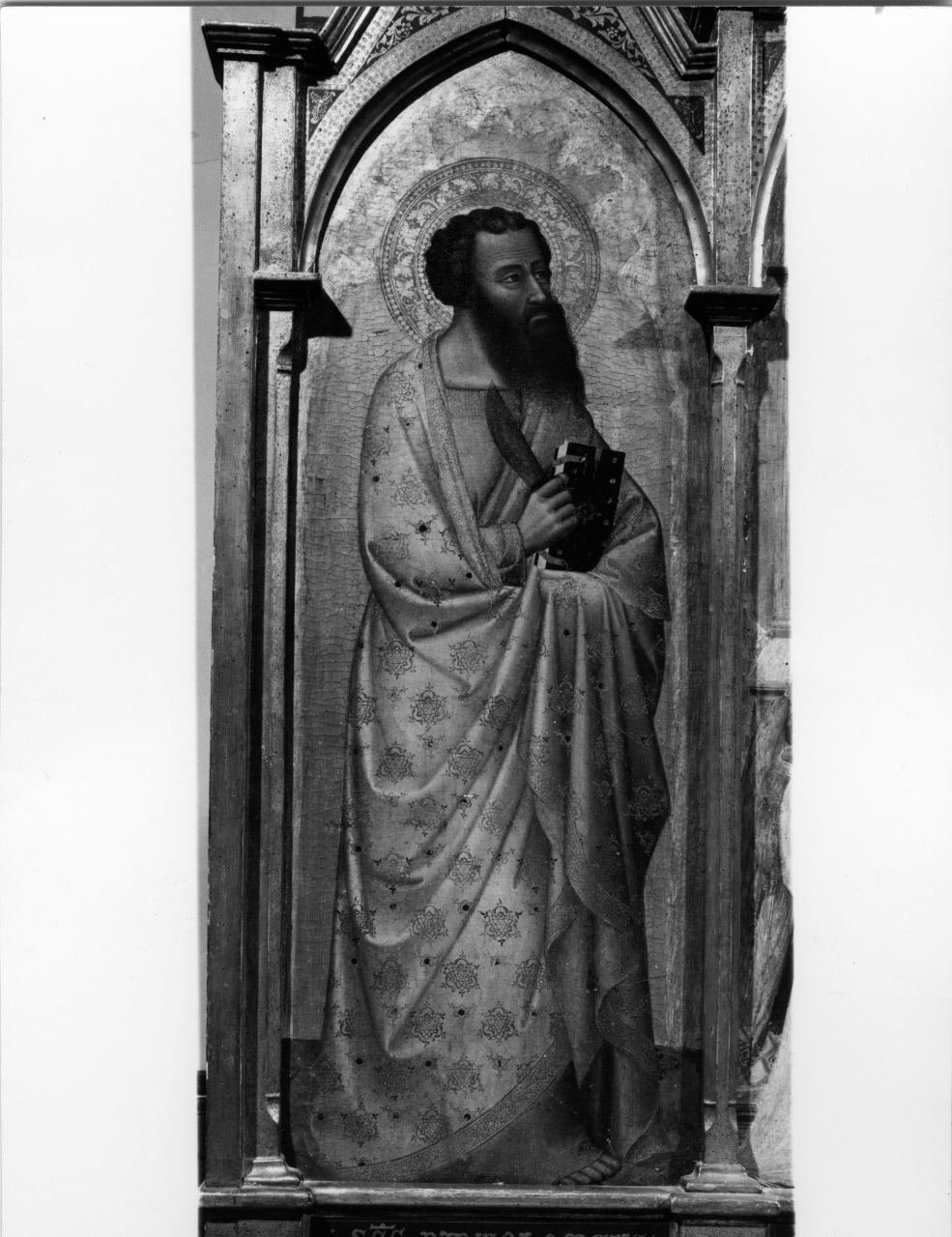 San Bartolomeo (dipinto) di Daddi Bernardo (attribuito), Puccio di Simone (attribuito) (sec. XIV)