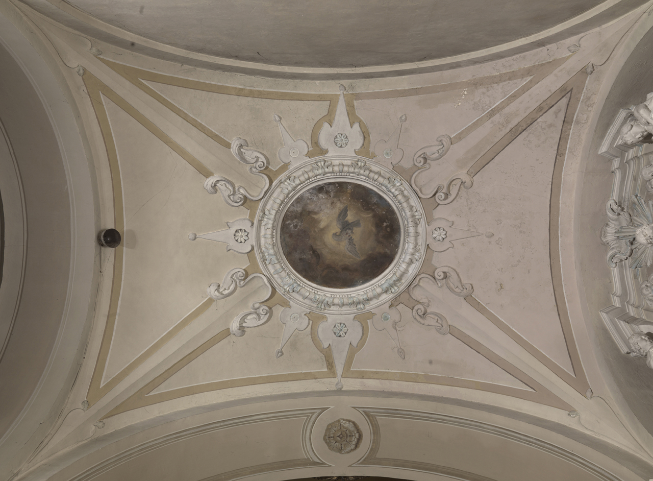 colomba dello Spirito Santo (decorazione plastico-pittorica) - ambito Italia centro-meridionale, ambito laziale (XVIII)