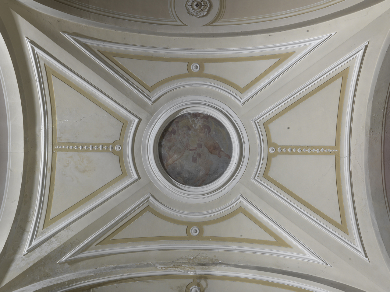 angioletti con scapolari (decorazione plastico-pittorica) - ambito Italia centro-meridionale, ambito laziale (XVIII)
