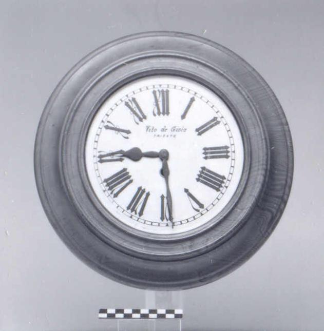 orologio da muro in cornice circolare (orologio) - ambito italiano (inizio sec. XX)
