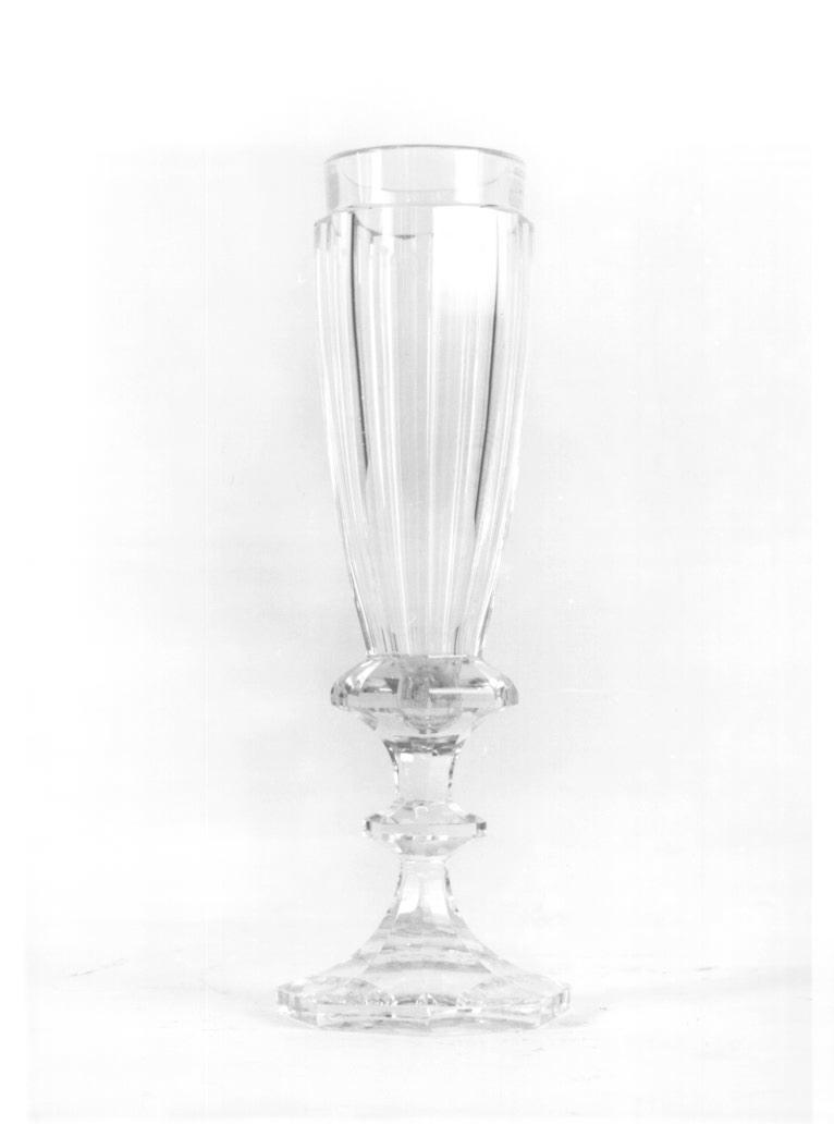bicchiere in cristallo molato (bicchiere) - ambito viennese (seconda metà sec. XIX)