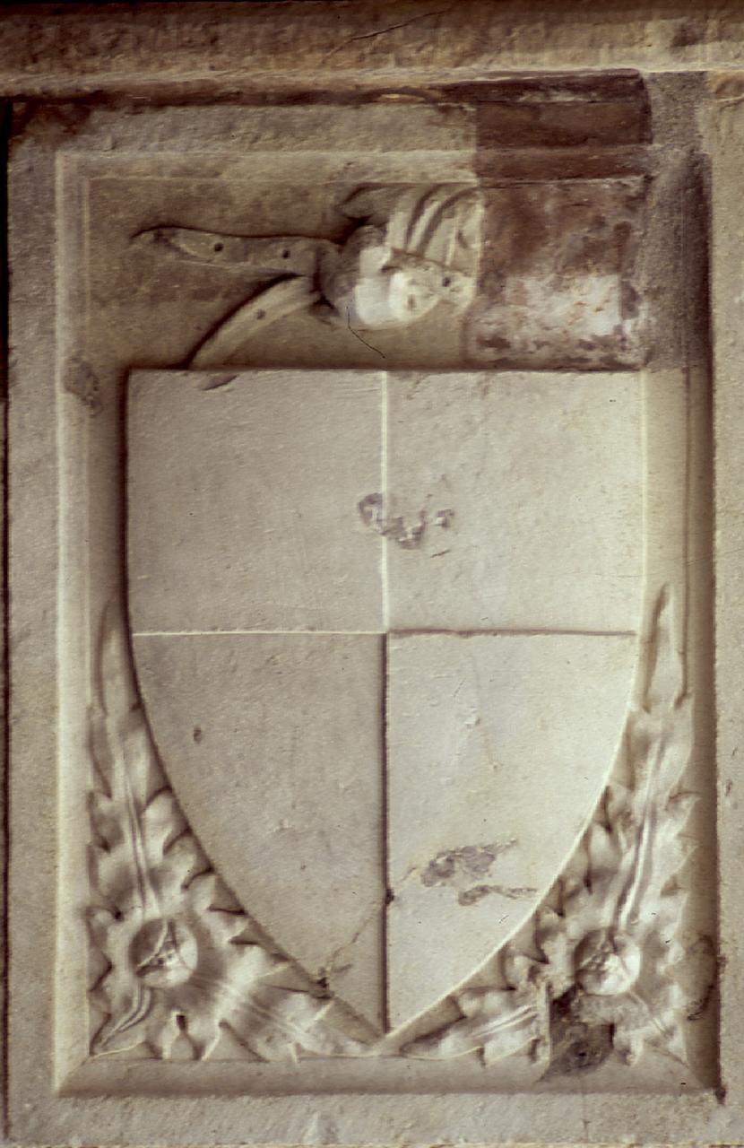 stemma gentilizio della famiglia Tornaquinci (rilievo) - produzione fiorentina (seconda metà sec. XIV)