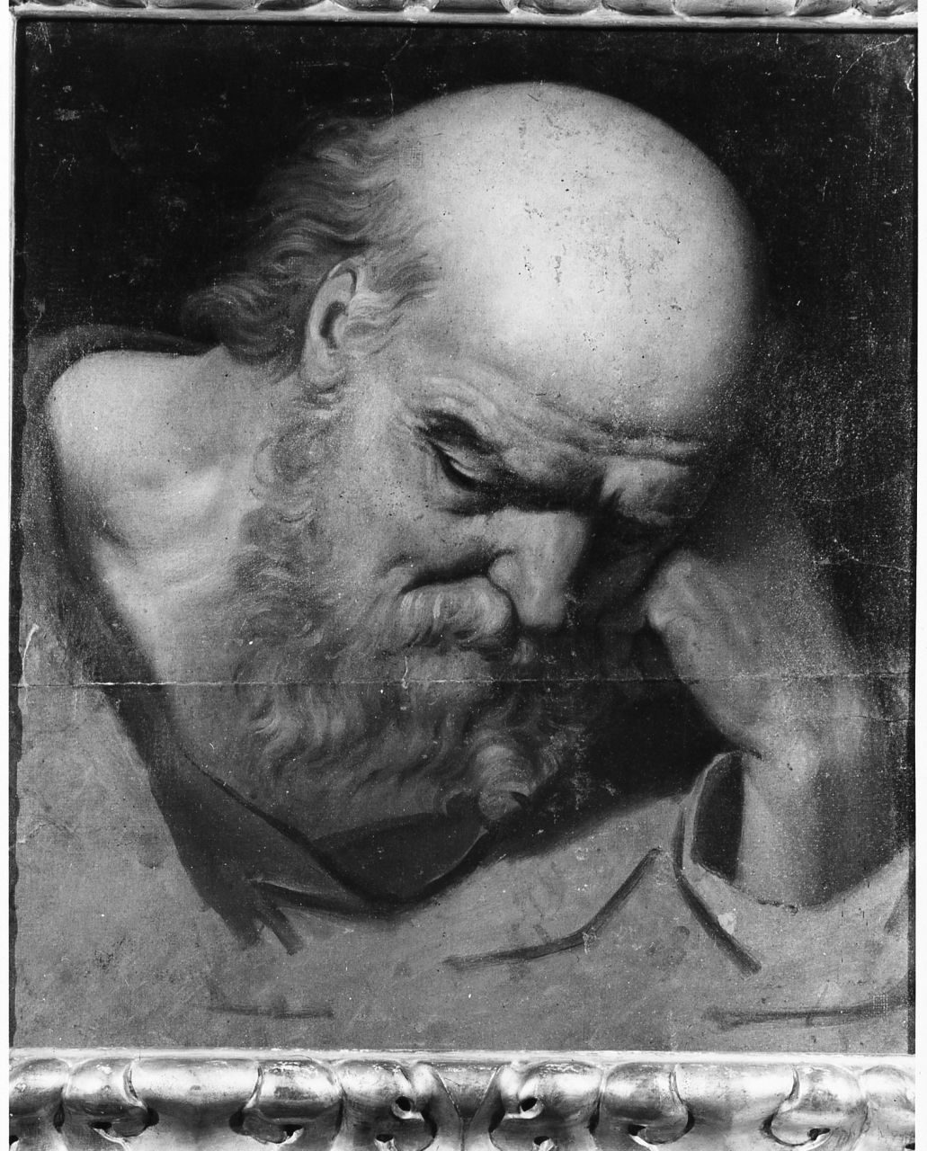 testa di filosofo (dipinto) di Bezzuoli Giuseppe (sec. XIX)