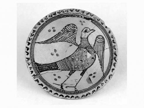 Aquila (piatto) - produzione pugliese (secc. XIII/ XIV)