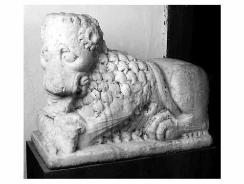 leone (scultura) - ambito Italia meridionale (secc. XII/ XIII)