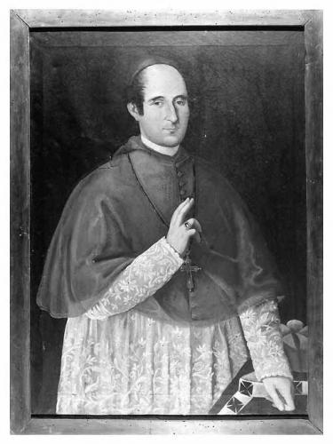 Ritratto di vescovo non identificato (dipinto) - ambito pugliese (primo quarto sec. XIX)